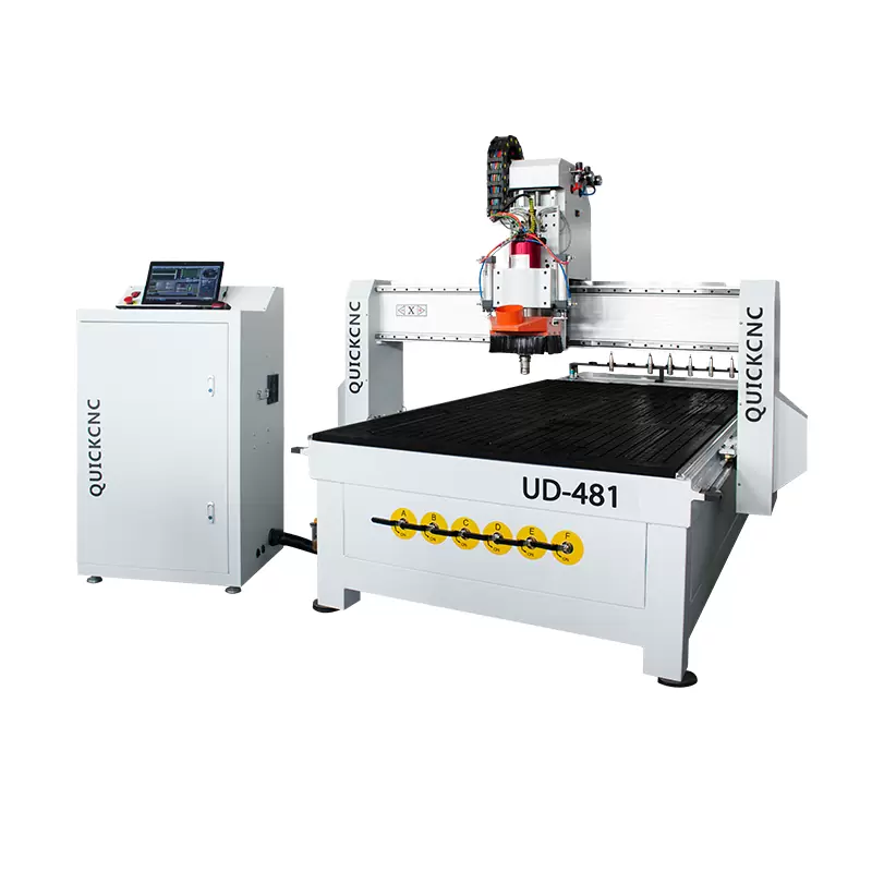ماكينة راوتر CNC ثلاثية المحاور مع ATC
