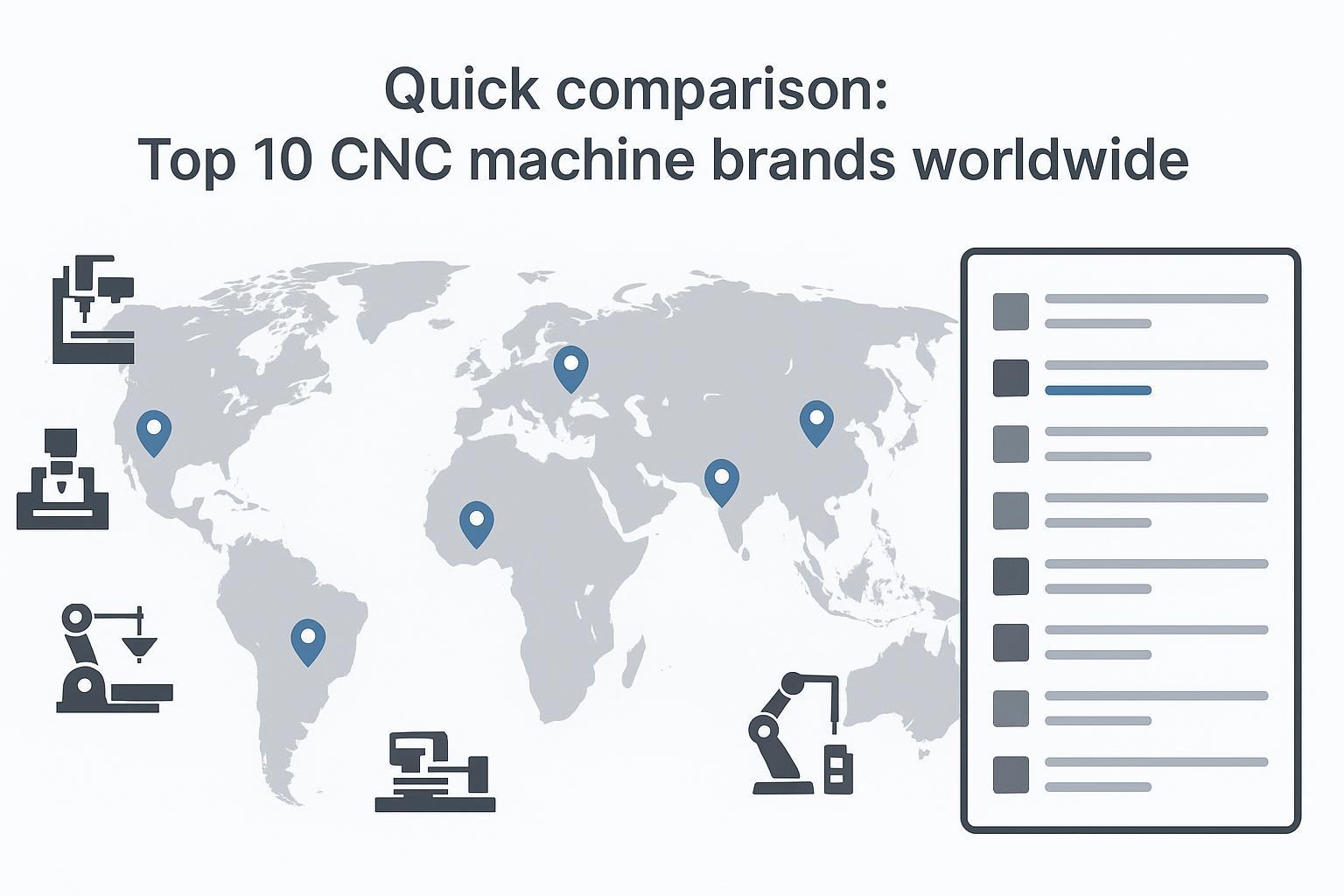 Cover image showing a metal CNC machining center and a woodworking CNC router