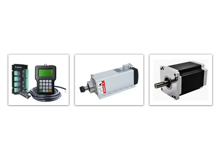 K45MT-DY controller, spindle and drive motor configuration