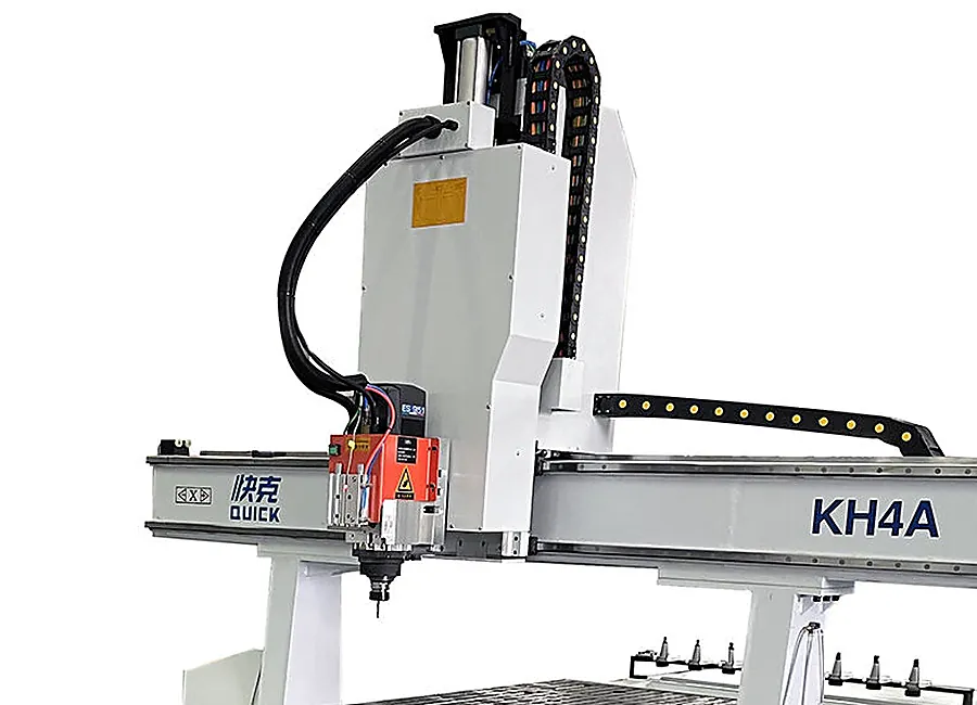 Spindle KH4A com cabeçote basculante de 180° e troca automática de ferramentas