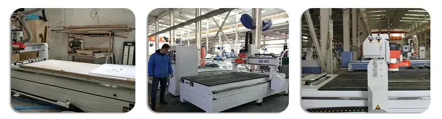 Fraiseuse CNC UD-481 en atelier et en production industrielle