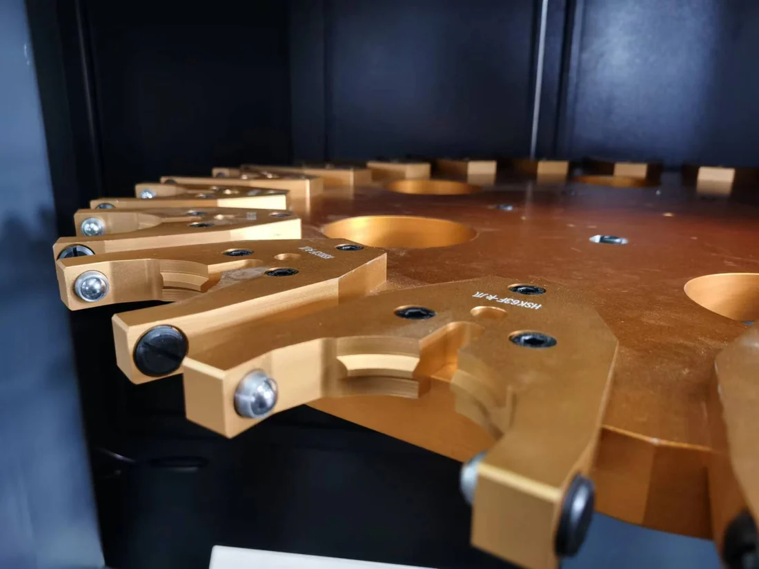Aluminum automatic tool magazine detail for CC-481 CNC router
