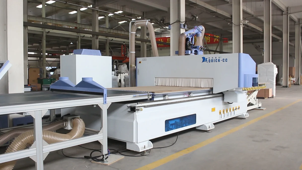 CC-481 ATC CNC router machine structure and production configuration