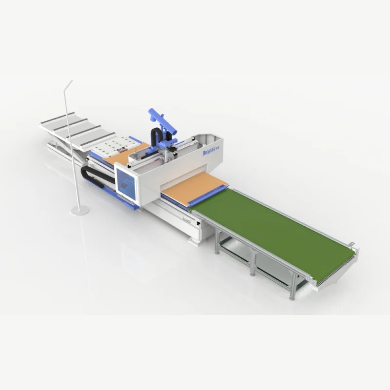 Optional CC-481 automatic loading and unloading system for panel production