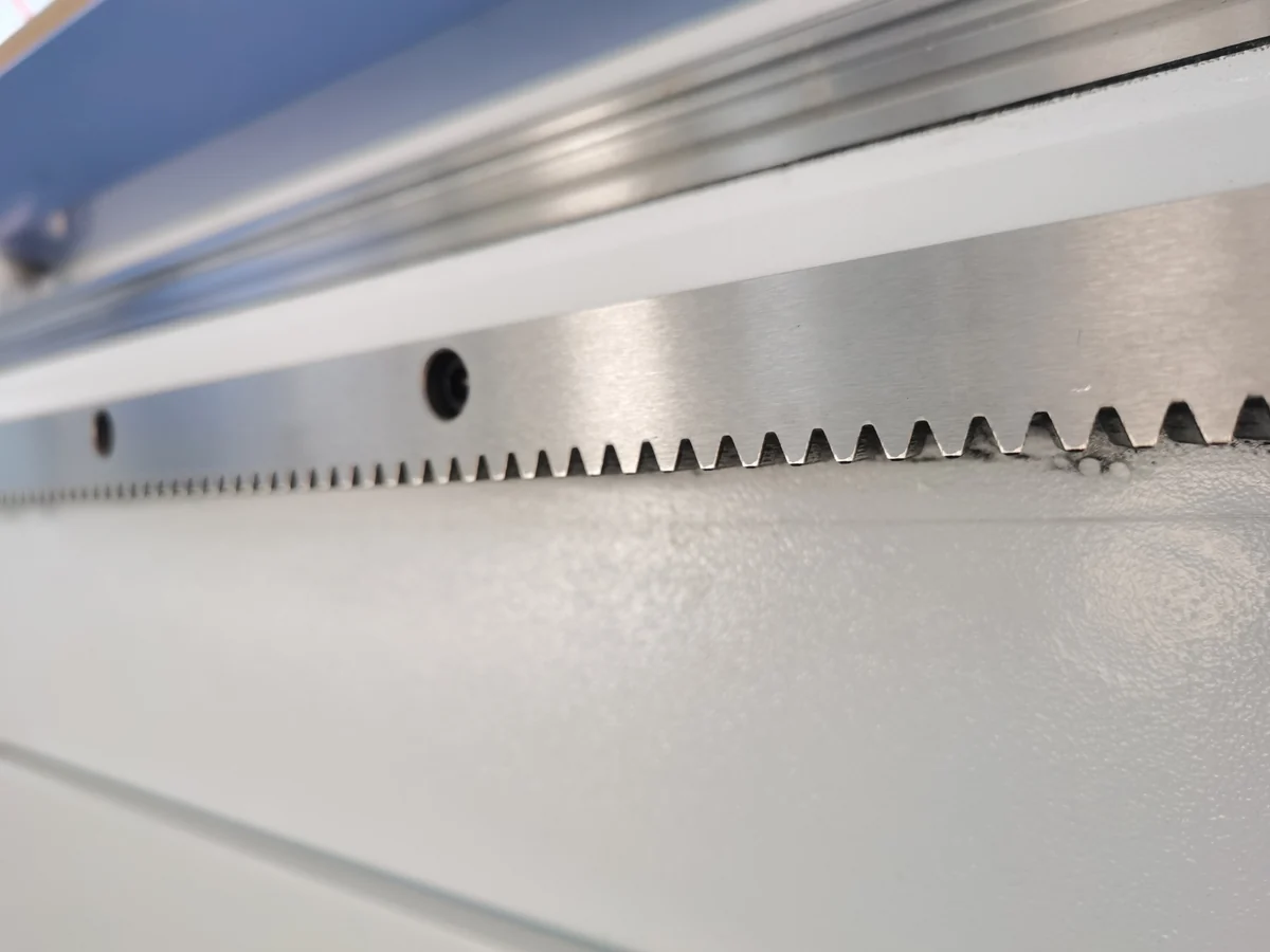 M2 rack transmission detail on CC-481 ATC CNC router