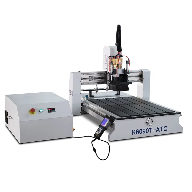 Router CNC K6090T-ATC mini 6090 ATC com trocador automático de ferramentas para três ferramentas