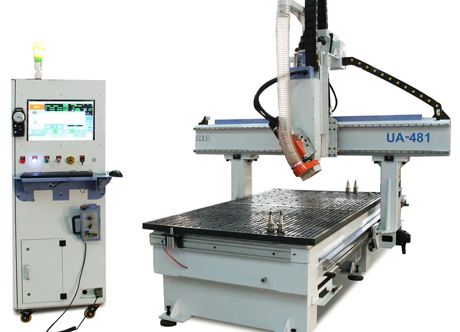 Quick CNC UA-481 machine and control cabinet overview